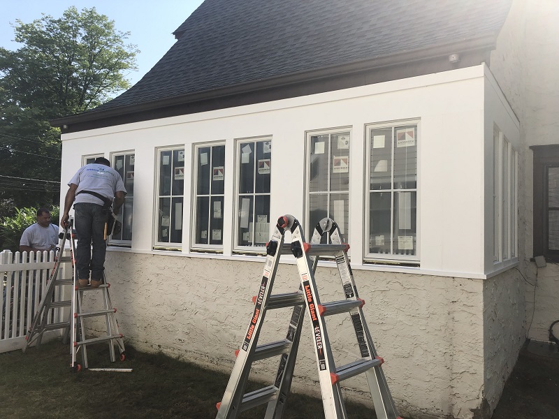 Finishing the exterior